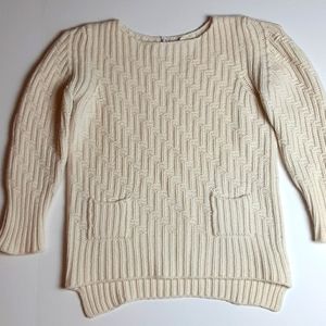 Kash Italy wool silk cashmere sweater sz 6 M